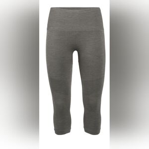 Icebreaker Cool Lite Leggings, Size Large, grey, 3/4 capri length